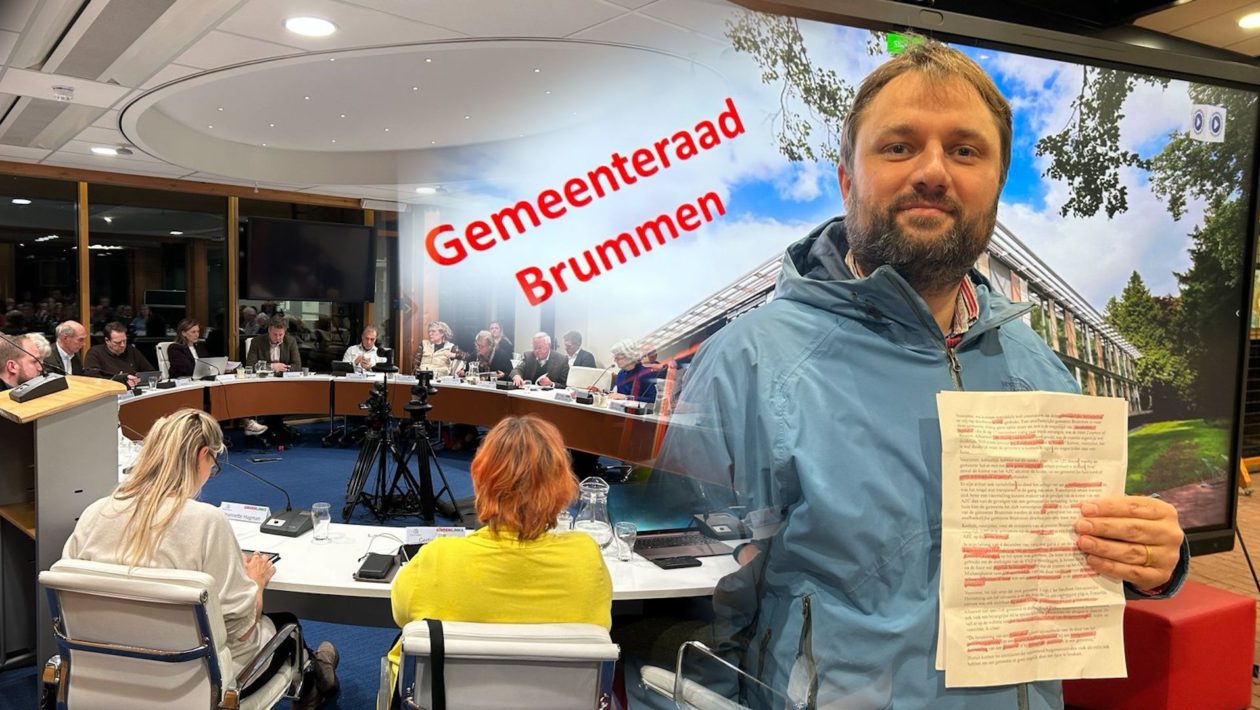 Gilian van Doorn was één van de insprekers in Brummen. Foto: Omroep Gelderland