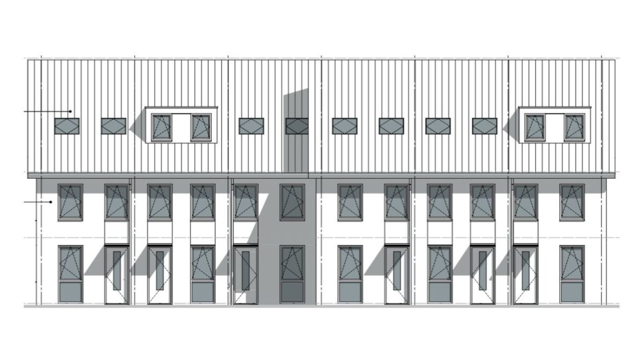 Plannen voor zes nieuwe woningen aan de Hogeweg Foto: Hogeweg 1-1a Velp