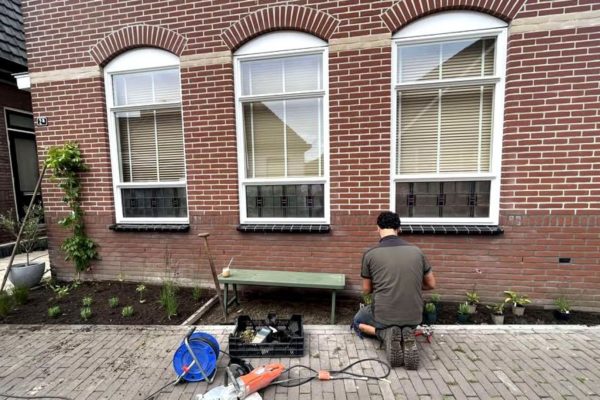 Oproep: wie heeft het bankje van Lisanne meegenomen? Foto: Lisanne