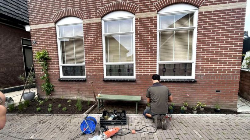 Oproep: wie heeft het bankje van Lisanne meegenomen? Foto: Lisanne