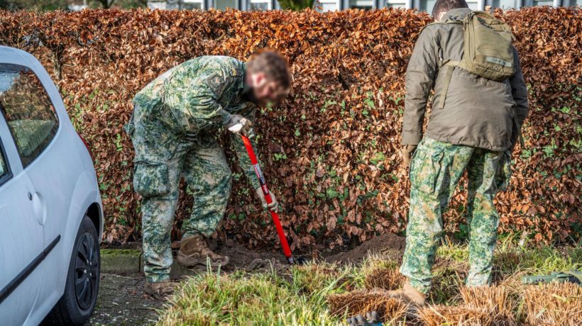 Restanten fosforgranaat gevonden Foto: Persbureau Heitink