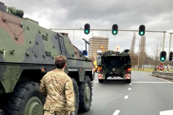Pantservoertuig van defensie Foto: Foto: Twitter