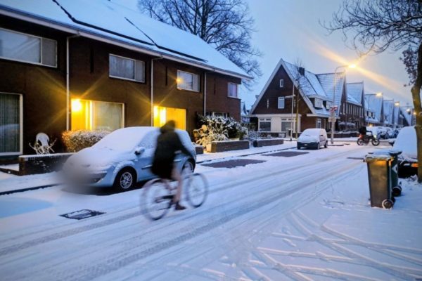 Sneeuw en ijzel op komst. Foto: Omroep Gelderland