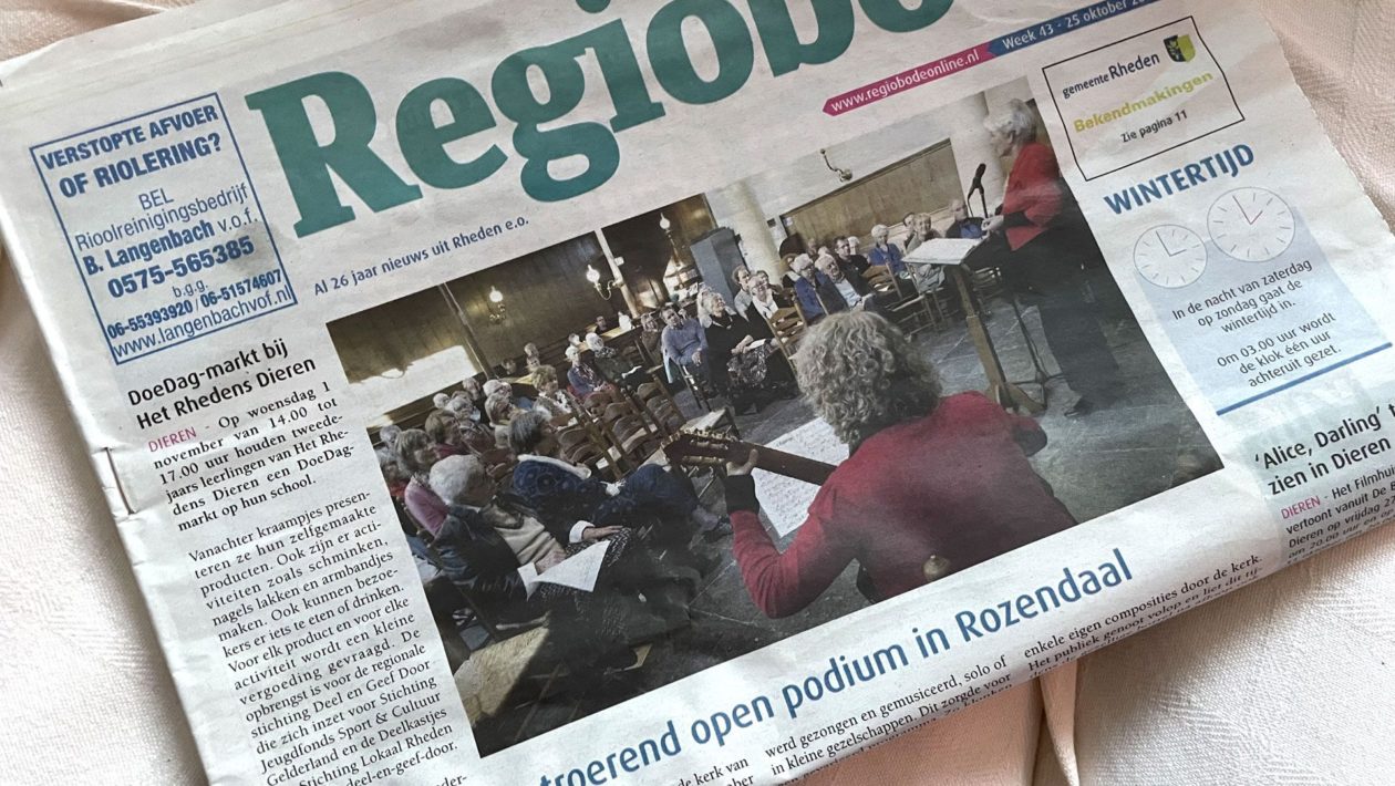 Regiobode Foto: Martin Slijper