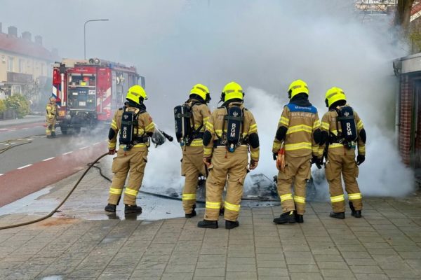 Brommobiel vat vlam in Velp