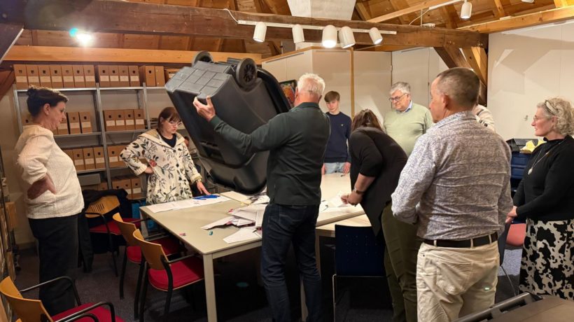 Het tellen is begonnen Foto: Martin Slijper