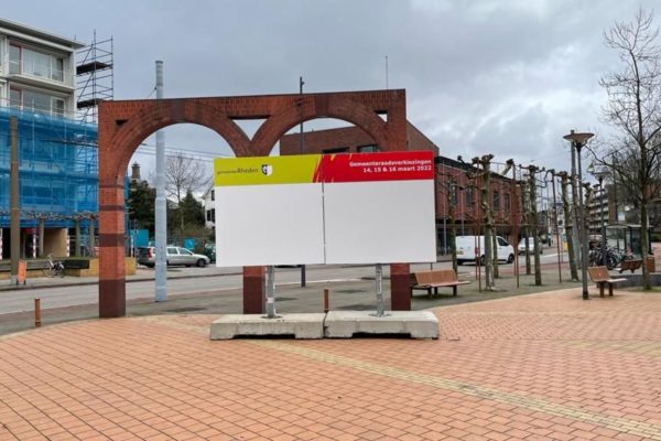 Verkiezingsbord Foto: Martin Slijper