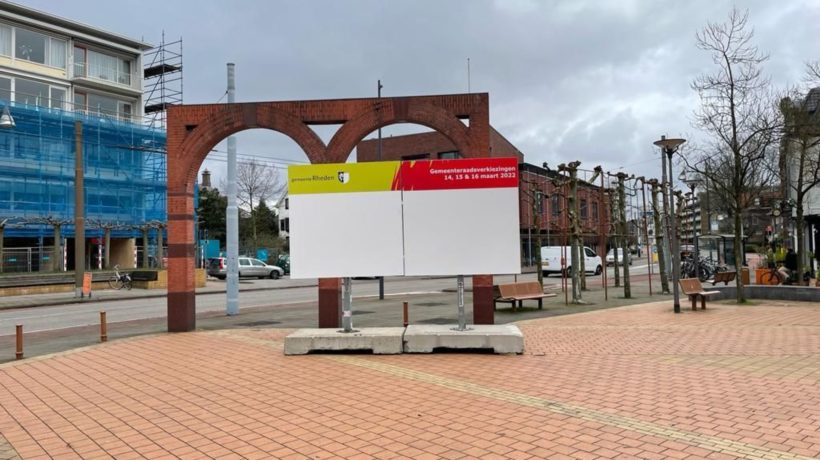 Verkiezingsbord Foto: Martin Slijper