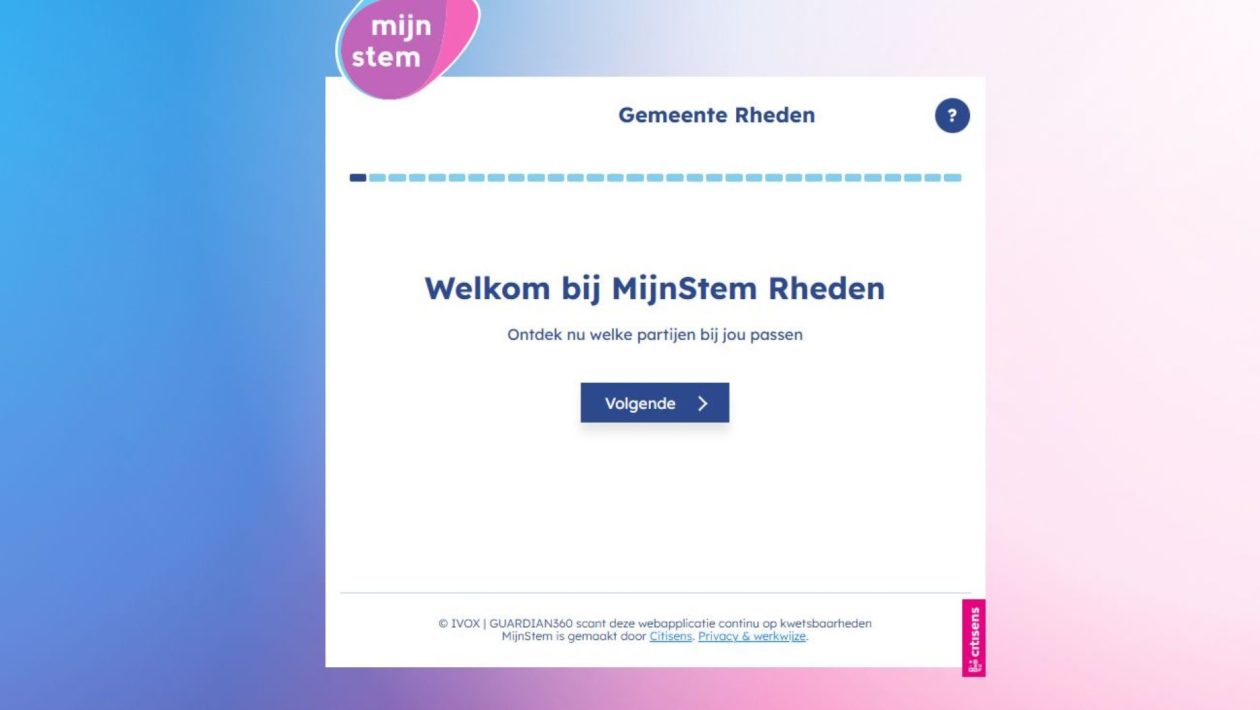 Stemwijzer Rheden Foto: Stemwijzer Rheden