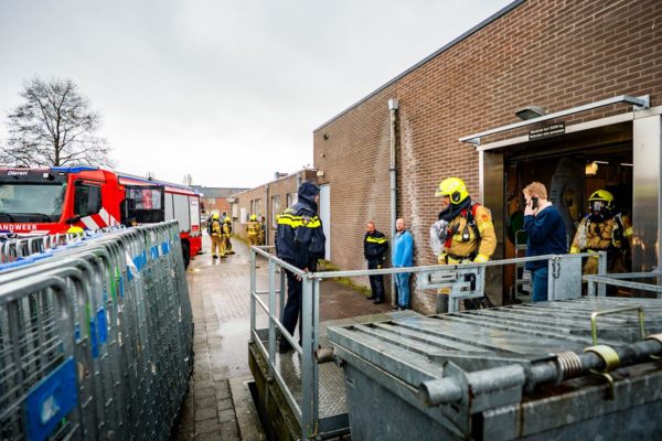 Albert Heijn in Dieren ontruimd na brand in koelcel Foto: Persbureau Heitink
