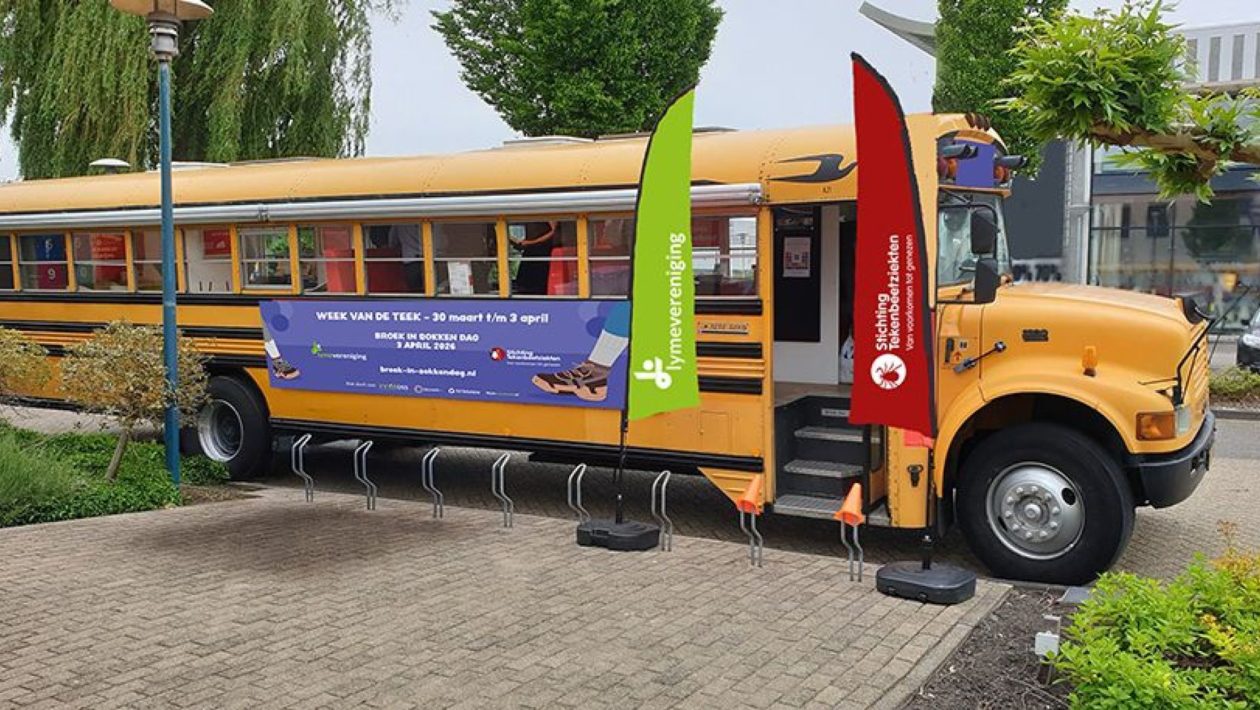 TekenPreventieBus naar mbo-school in Velp Foto: TekenPreventieBus