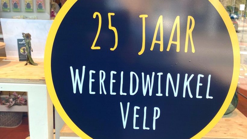 Wereldwinkel in Velp bestaat 25 jaar Foto: Wereldwinkel