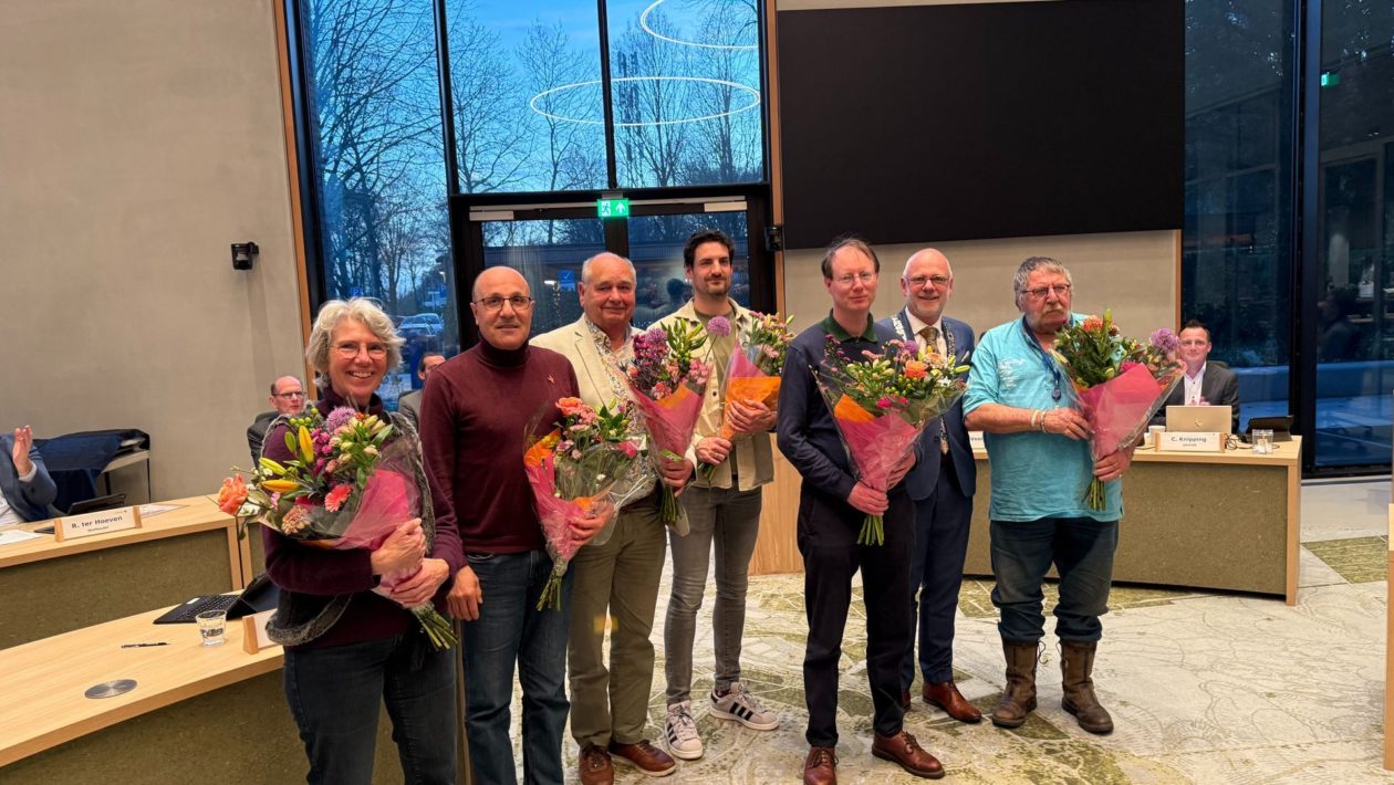 Raadsvolgers in het zonnetje Foto: Martin Slijper