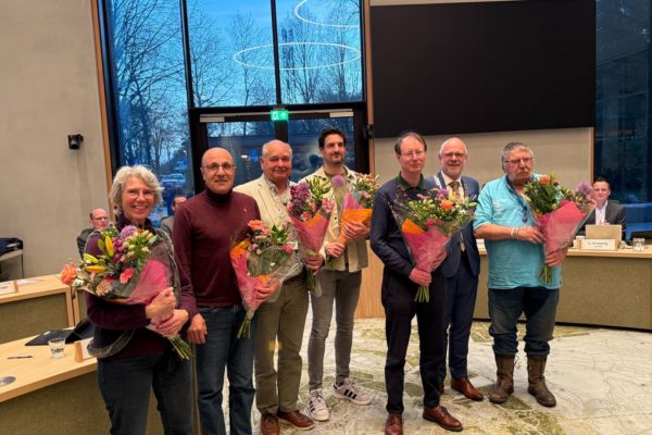 Raadsvolgers in het zonnetje Foto: Martin Slijper