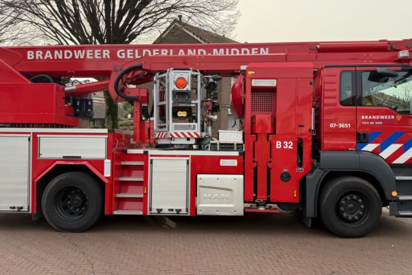 Brandweer kraanwagen Foto: Martin Slijper