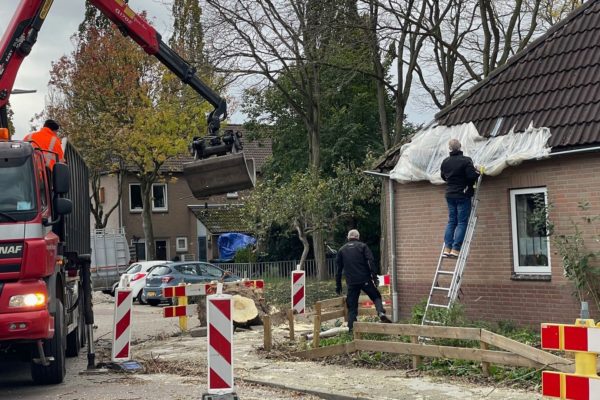 Storm Ciarán houdt huis Velp