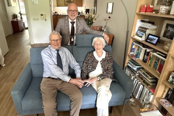 Echtpaar De Schipper uit Velp 65 jaar getrouwd Foto: Martin Slijper