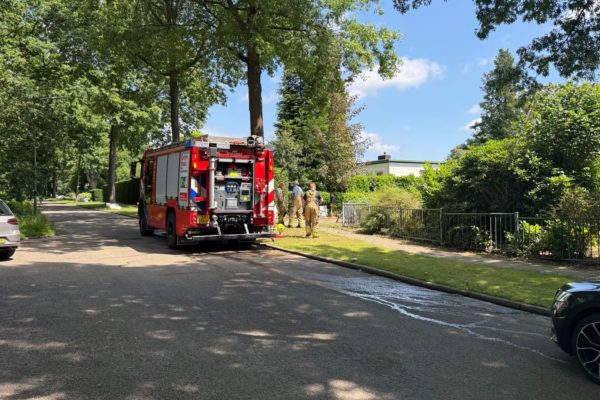 Kleine woningbrand snel onder controle Foto: Martin Slijper