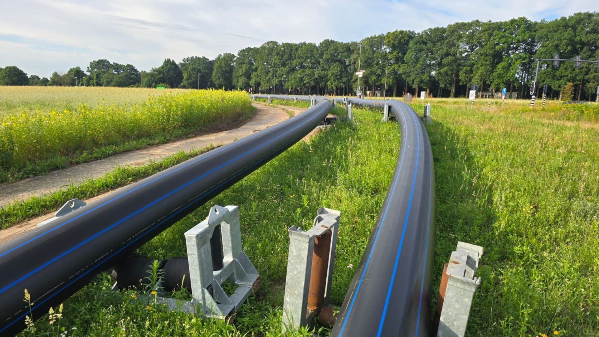 Miljoenenproject van Vitens langs de Ellecomse Dijk