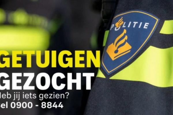 Politie zoekt getuigen Foto: Politie