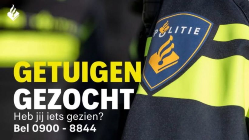 Politie zoekt getuigen Foto: Politie